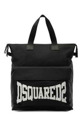 Детская сумка DSQUARED2 черного цвета по цене 18050 руб., арт. DQ0137-D005T | Фото 1 Детская сумка DSQUARED2 черного цвета, арт. DQ0137-D005T | Фото 1