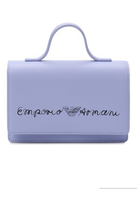 Детская кожаная сумка EMPORIO ARMANI сиреневого цвета по цене 15900 руб., арт. 392537/1P560 | Фото 1 Детская кожаная сумка EMPORIO ARMANI сиреневого цвета, арт. 392537/1P560 | Фото 1