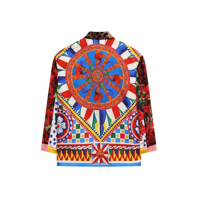 Шелковая блузка Dolce & Gabbana L55S18/G7YSF/2-6 Фото 2