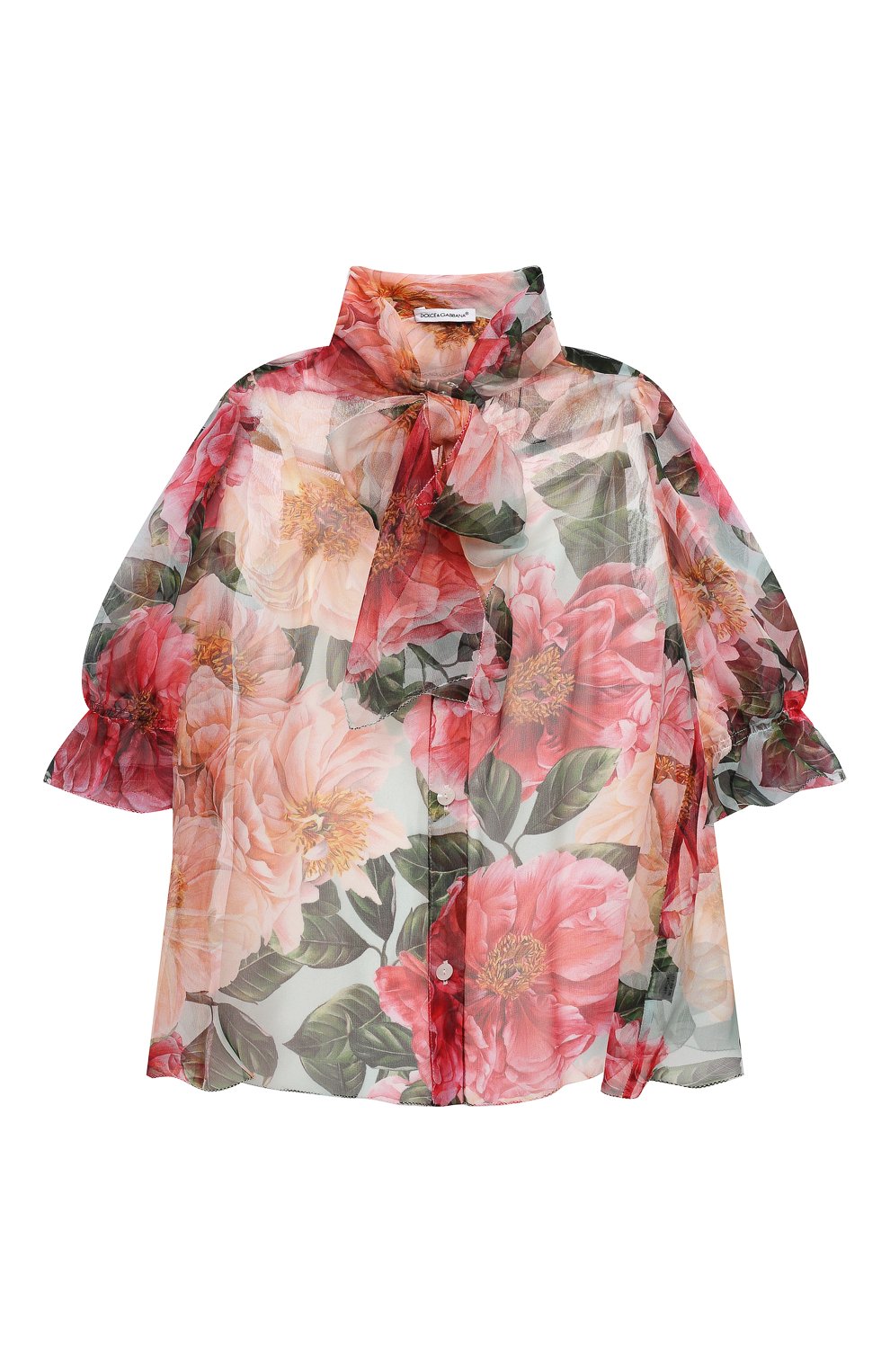 Шелковая блузка Dolce & Gabbana L54S94/IS1FT/2-6