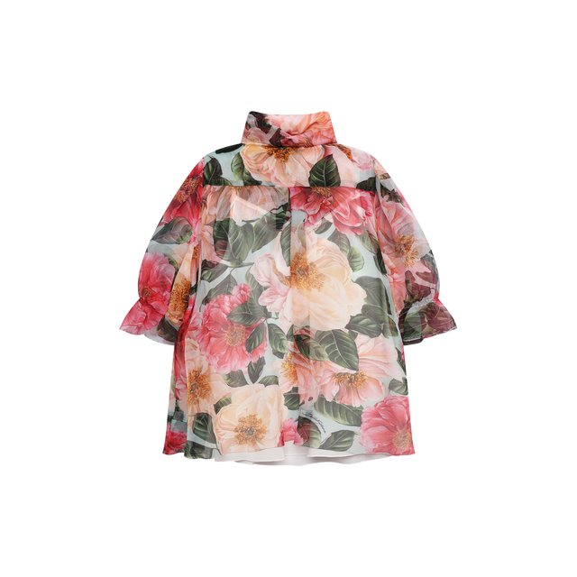 Шелковая блузка Dolce & Gabbana L54S94/IS1FT/2-6 Фото 2