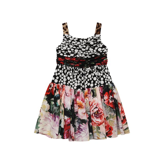 Шелковое платье Dolce & Gabbana L52DT2/G7YQW/8-14