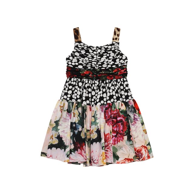 Шелковое платье Dolce & Gabbana L52DT2/G7YQW/8-14 Фото 2