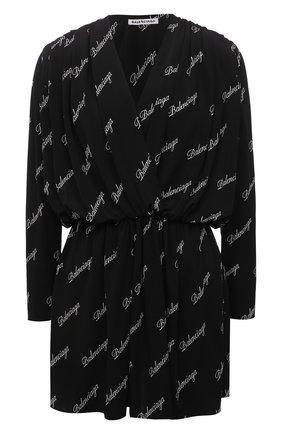 Женское платье из вискозы BALENCIAGA черно-белого цвета по цене 146000 руб., арт. 622268/TJLY3 | Фото 1 Женское платье из вискозы BALENCIAGA черно-белого цвета, арт. 622268/TJLY3 | Фото 1