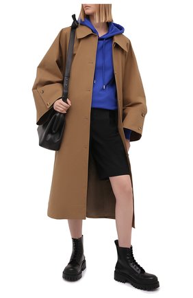 Женский хлопковое худи DRIES VAN NOTEN синего цвета по цене 29950 руб., арт. 211-11176-2629 | Фото 2 Женский хлопковое худи DRIES VAN NOTEN синего цвета, арт. 211-11176-2629 | Фото 2