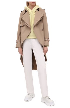 Женский хлопковое худи DRIES VAN NOTEN желтого цвета по цене 27400 руб., арт. 211-11176-2629 | Фото 2 Женский хлопковое худи DRIES VAN NOTEN желтого цвета, арт. 211-11176-2629 | Фото 2 (Длина (для топов): Стандартные; Материал внешний: Хлопок; Рукава: Длинные; Женское Кросс-КТ: Худи-одежда; Стили: Спорт-шик)