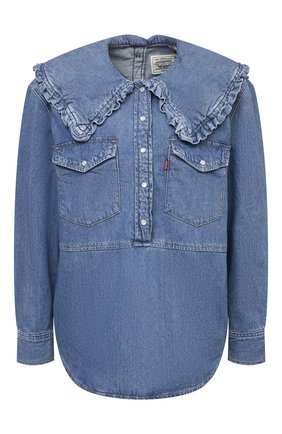 Джинсовая блузка Ganni x Levi's | Фото №1 Джинсовая блузка Ganni x Levi's | Фото №1