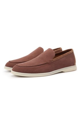 Мужские текстильные лоферы summer walk LORO PIANA коричневого цвета по цене 55900 руб., арт. FAL6177 | Фото 1 Мужские текстильные лоферы summer walk LORO PIANA коричневого цвета, арт. FAL6177 | Фото 1