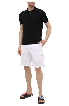 Мужские кожаные шлепанцы DOLCE & GABBANA черного цвета по цене 23500 руб., арт. CS1646/AX957 | Фото 2 Мужские кожаные шлепанцы DOLCE & GABBANA черного цвета, арт. CS1646/AX957 | Фото 2