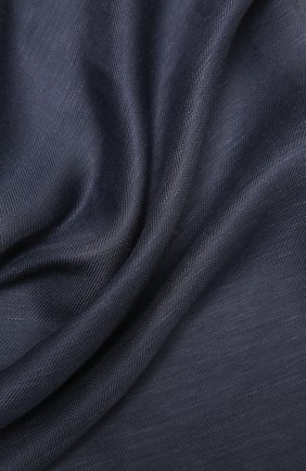 Мужской шарф изо льна и шелка BRIONI темно-синего цвета по цене 42500 руб., арт. 03UM00/P0125 | Фото 2 Мужской шарф изо льна и шелка BRIONI темно-синего цвета, арт. 03UM00/P0125 | Фото 2