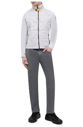 Мужская утепленная куртка spectre PARAJUMPERS светло-серого цвета по цене 34850 руб., арт. BW02/SPECTRE | Фото 2 Мужская утепленная куртка spectre PARAJUMPERS светло-серого цвета, арт. BW02/SPECTRE | Фото 2