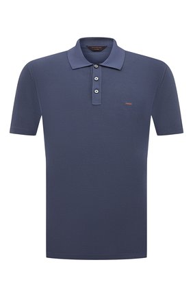 Мужское хлопковое поло ZEGNA COUTURE голубого цвета по цене 45050 руб., арт. CWC96/C32 | Фото 1 Мужское хлопковое поло ZEGNA COUTURE голубого цвета, арт. CWC96/C32 | Фото 1