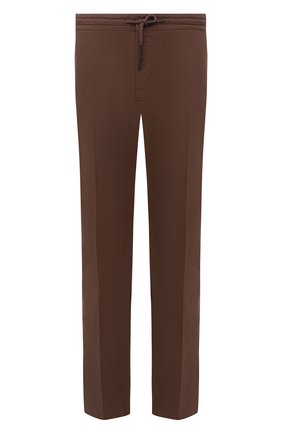 Мужские хлопковые брюки ERMENEGILDO ZEGNA коричневого цвета по цене 45600 руб., арт. UUI16/TT13 | Фото 1 Мужские хлопковые брюки ERMENEGILDO ZEGNA коричневого цвета, арт. UUI16/TT13 | Фото 1