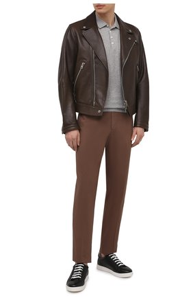Мужские хлопковые брюки ERMENEGILDO ZEGNA коричневого цвета по цене 45600 руб., арт. UUI16/TT13 | Фото 2 Мужские хлопковые брюки ERMENEGILDO ZEGNA коричневого цвета, арт. UUI16/TT13 | Фото 2