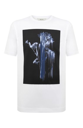 Мужская хлопковая футболка Z ZEGNA белого цвета по цене 16150 руб., арт. VW372/ZZ650H | Фото 1 Мужская хлопковая футболка Z ZEGNA белого цвета, арт. VW372/ZZ650H | Фото 1