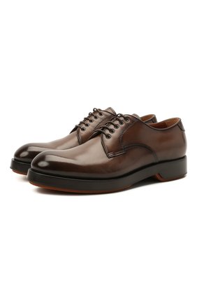 Мужские кожаные дерби ZEGNA COUTURE коричневого цвета по цене 79450 руб., арт. A4562X-LHHRS | Фото 1 Мужские кожаные дерби ZEGNA COUTURE коричневого цвета, арт. A4562X-LHHRS | Фото 1