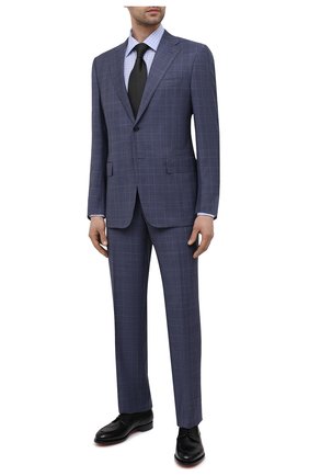 Мужская хлопковая сорочка CANALI голубого цвета по цене 22700 руб., арт. NX05/GR01578 | Фото 2 Мужская хлопковая сорочка CANALI голубого цвета, арт. NX05/GR01578 | Фото 2