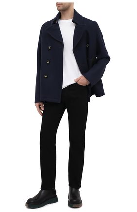 Мужская хлопковая футболка VALENTINO белого цвета по цене 23800 руб., арт. VV0MG09T7DN | Фото 2 Мужская хлопковая футболка VALENTINO белого цвета, арт. VV0MG09T7DN | Фото 2