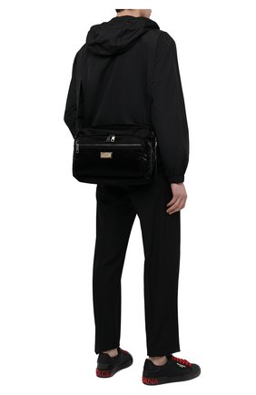 Мужская текстильная сумка nero sicilia dna DOLCE & GABBANA черного цвета по цене 89950 руб., арт. BM1955/A0243 | Фото 2 Мужская текстильная сумка nero sicilia dna DOLCE & GABBANA черного цвета, арт. BM1955/A0243 | Фото 2