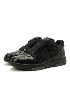 Мужские кожаные кеды out of office OFF-WHITE черного цвета по цене 44950 руб., арт. 0MIA189S21LEA0021010 | Фото 1 Мужские кожаные кеды out of office OFF-WHITE черного цвета, арт. 0MIA189S21LEA0021010 | Фото 1