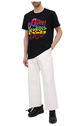 Мужские кожаные кеды out of office OFF-WHITE черного цвета по цене 44950 руб., арт. 0MIA189S21LEA0021010 | Фото 2 Мужские кожаные кеды out of office OFF-WHITE черного цвета, арт. 0MIA189S21LEA0021010 | Фото 2