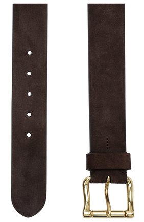Мужской замшевый ремень RALPH LAUREN темно-коричневого цвета по цене 34650 руб., арт. 404833846 | Фото 2 Мужской замшевый ремень RALPH LAUREN темно-коричневого цвета, арт. 404833846 | Фото 2