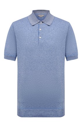Мужское хлопковое поло CANALI голубого цвета по цене 39950 руб., арт. C0780B/MK01140 | Фото 1 Мужское хлопковое поло CANALI голубого цвета, арт. C0780B/MK01140 | Фото 1 (Длина (для топов): Стандартные; Рукава: Короткие; Материал внешний: Хлопок; Застежка: Пуговицы; Кросс-КТ: Трикотаж; Big sizes: Big Sizes; Стили: Кэжуэл)
