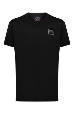 Мужская хлопковая футболка PAUL&SHARK черного цвета по цене 13750 руб., арт. 21411058/C00 | Фото 1 Мужская хлопковая футболка PAUL&SHARK черного цвета, арт. 21411058/C00 | Фото 1