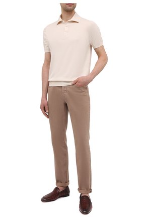Мужские кожаные лоферы SANTONI бордового цвета по цене 89850 руб., арт. MCNC17565SA3EGTHQ52 | Фото 2 Мужские кожаные лоферы SANTONI бордового цвета, арт. MCNC17565SA3EGTHQ52 | Фото 2