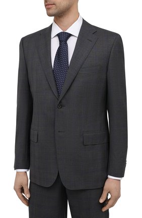 Мужской шерстяной костюм CORNELIANI темно-серого цвета по цене 189000 руб., арт. 877315-1117220/92 Q1 | Фото 2 Мужской шерстяной костюм CORNELIANI темно-серого цвета, арт. 877315-1117220/92 Q1 | Фото 2