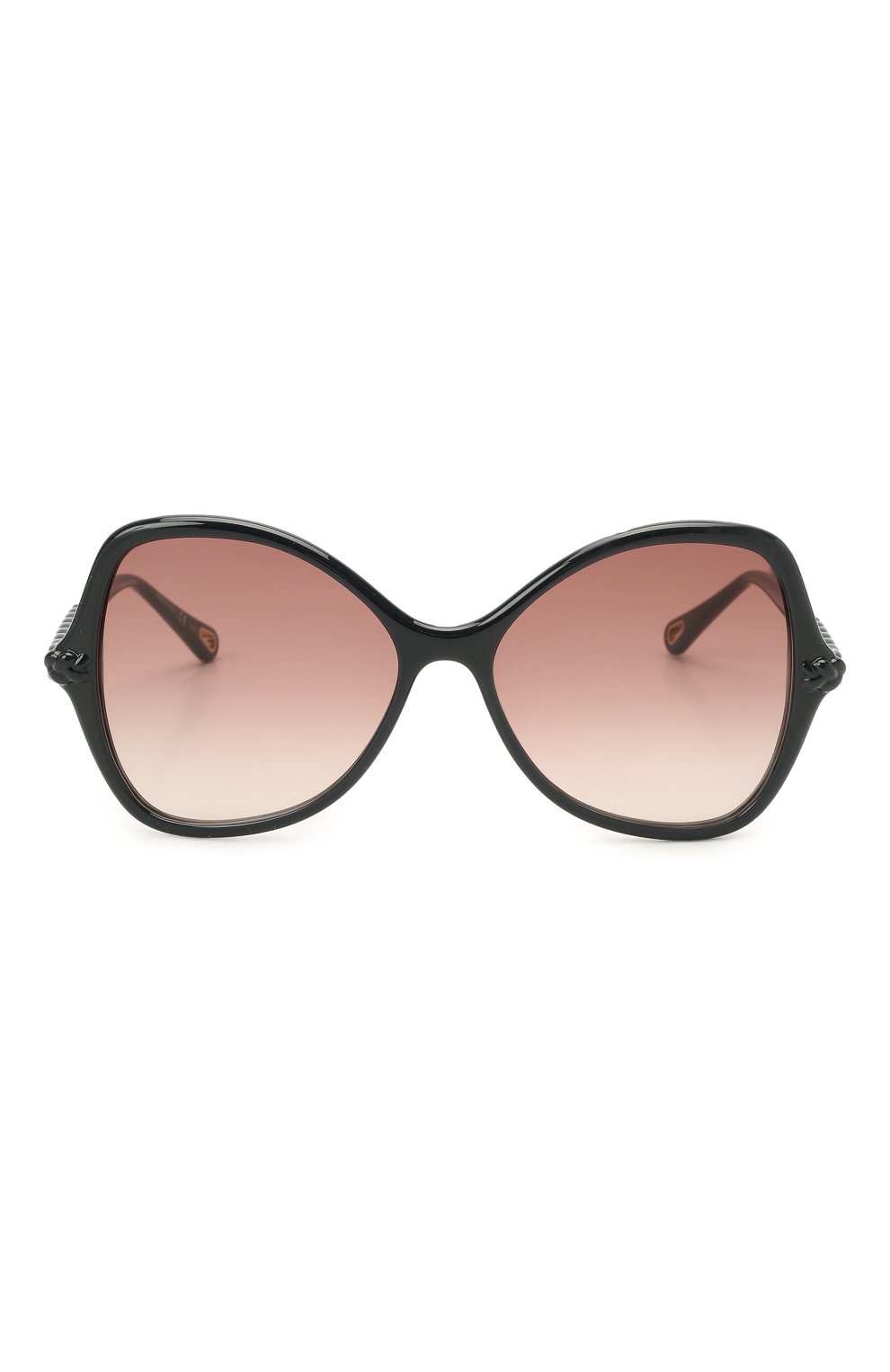 Женские солнцезащитные очки CHLOÉ черного цвета по цене 29500 руб., арт. CH0001S | Фото 3 Женские солнцезащитные очки CHLOÉ черного цвета, арт. CH0001S | Фото 3
