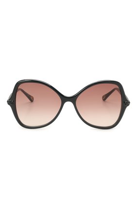 Женские солнцезащитные очки CHLOÉ черного цвета по цене 29500 руб., арт. CH0001S | Фото 3 Женские солнцезащитные очки CHLOÉ черного цвета, арт. CH0001S | Фото 3