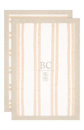 Женское комплект из двух полотенец BRUNELLO CUCINELLI бежевого цвета по цене 75650 руб., арт. MLB917992 | Фото 1 Женское комплект из двух полотенец BRUNELLO CUCINELLI бежевого цвета, арт. MLB917992 | Фото 1 (Материал: Текстиль, Хлопок)