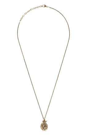 Женское кулон на цепочке SAINT LAURENT золотого цвета по цене 31400 руб., арт. 646060/Y1500 | Фото 1 Женское кулон на цепочке SAINT LAURENT золотого цвета, арт. 646060/Y1500 | Фото 1