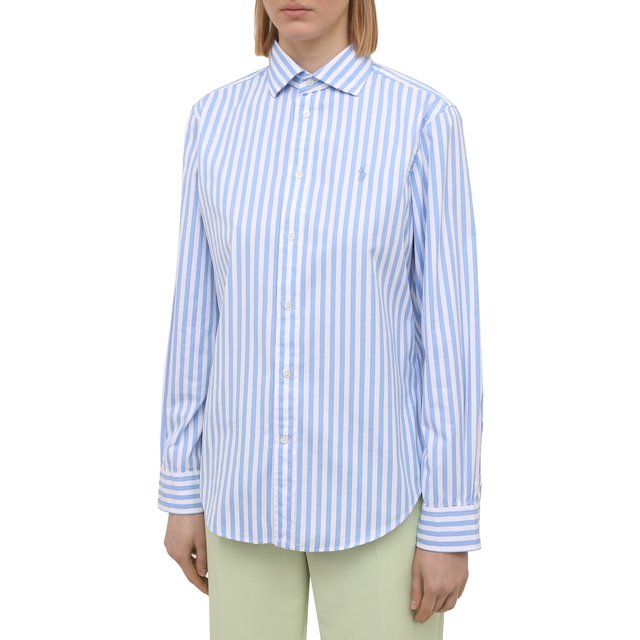 фото Хлопковая рубашка polo ralph lauren