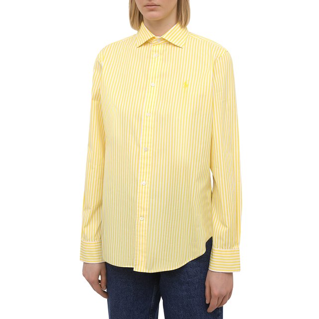 фото Хлопковая рубашка polo ralph lauren