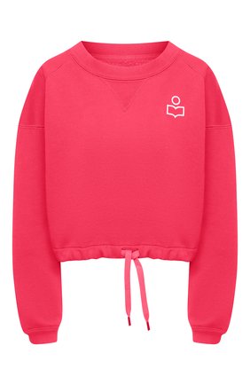 Женский хлопковый свитшот ISABEL MARANT фуксия цвета по цене 24350 руб., арт. SW0298-21E006W/MARG0 | Фото 1 Женский хлопковый свитшот ISABEL MARANT фуксия цвета, арт. SW0298-21E006W/MARG0 | Фото 1