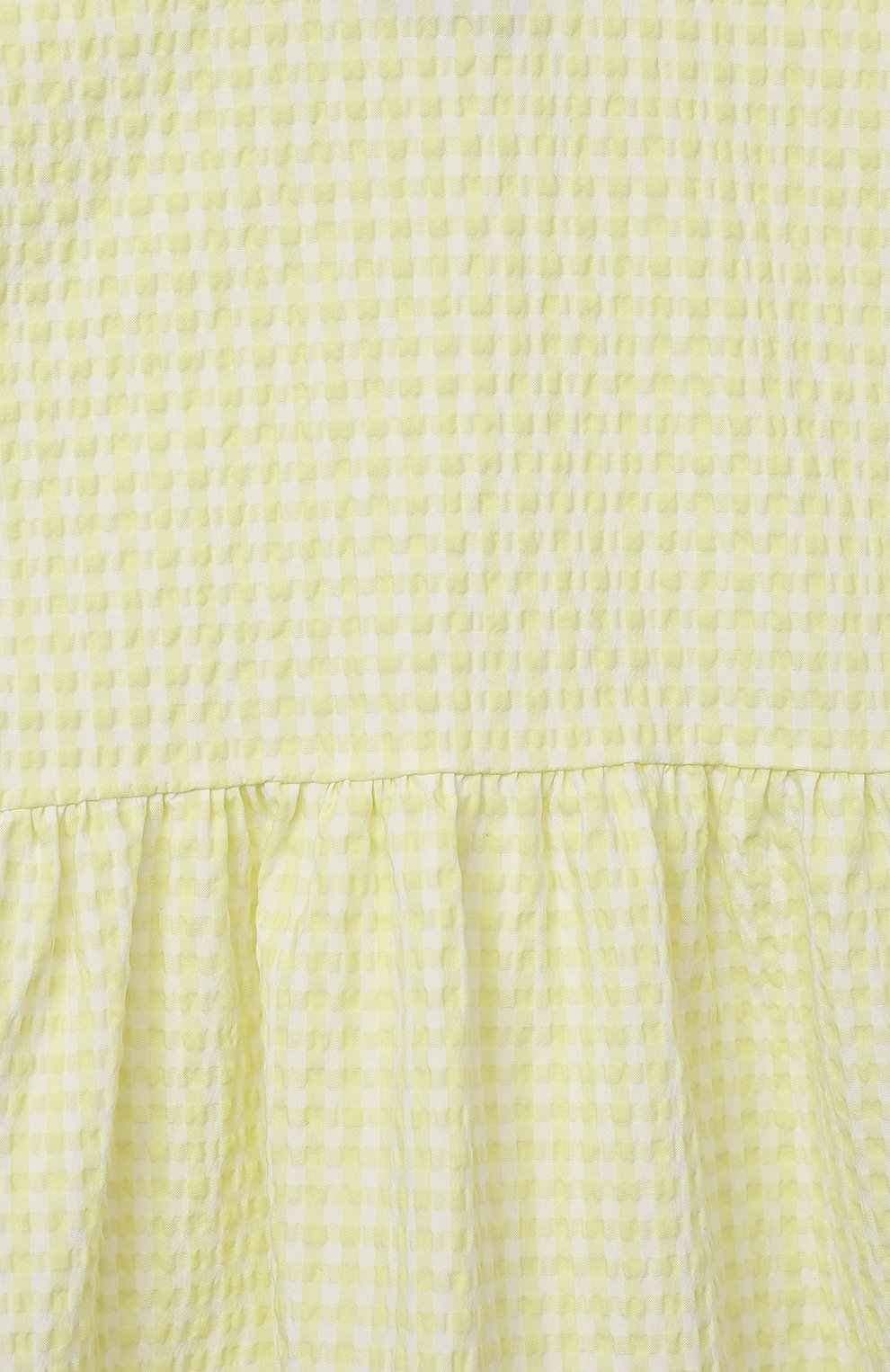 Детское платье IL GUFO желтого цвета, арт. P21VM635C3125/2A-4A | Фото 3 (Рукава: Короткие; Случай: Повседневный; Материал внешний: Синтетический материал, Хлопок; Региональные ограничения белый список (Axapta Mercury): RU; Девочки Кросс-КТ: Платье-одежда; Ростовка одежда: 2 года | 92 см, 3 года | 98 см)