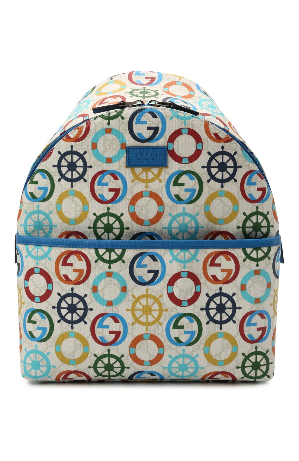 Детская рюкзак GUCCI разноцветного цвета, арт. 271327/2QEAN | Фото 1 (Региональные ограничения белый список (Axapta Mercury): RU; Материал: Текстиль, Экокожа)