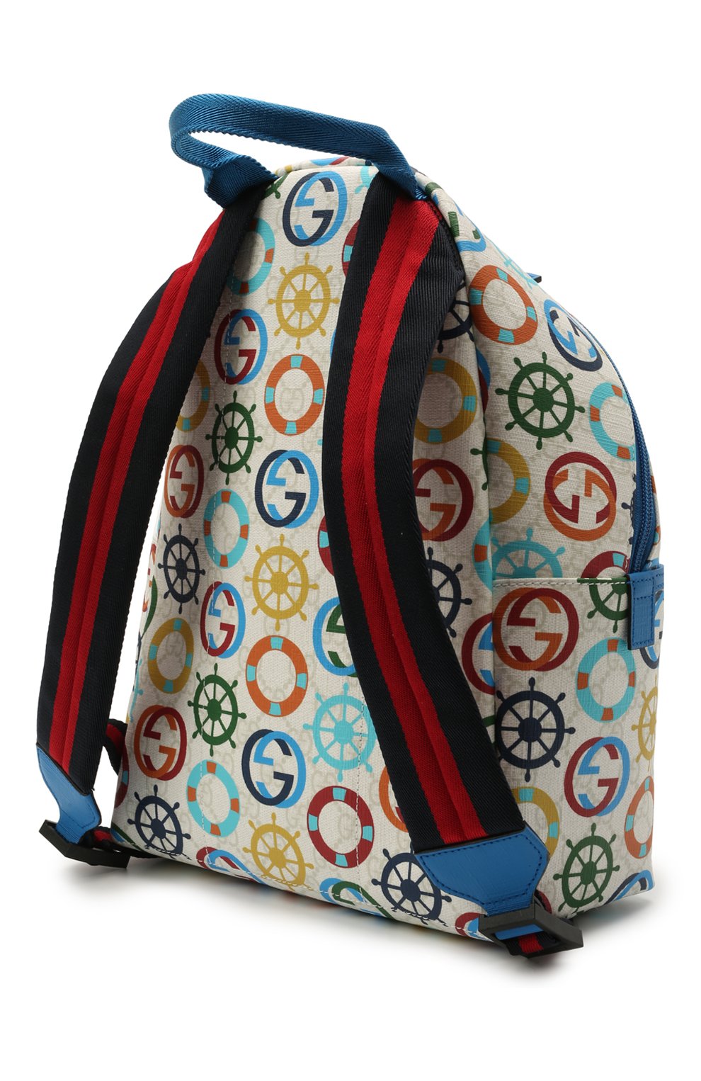 Детская рюкзак GUCCI разноцветного цвета, арт. 271327/2QEAN | Фото 2 (Региональные ограничения белый список (Axapta Mercury): RU; Материал: Текстиль, Экокожа)