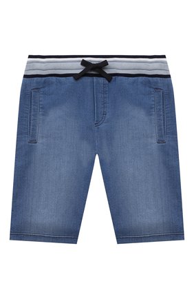 Детские хлопковые шорты DOLCE & GABBANA голубого цвета по цене 21150 руб., арт. L4JQD4/G7YDZ/8-14 | Фото 1 Детские хлопковые шорты DOLCE & GABBANA голубого цвета, арт. L4JQD4/G7YDZ/8-14 | Фото 1