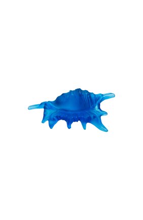 Скульптура ракушка coral sea DAUM синего цвета, арт. 05712 | Фото 1 (Интерьер_коллекция: Coral Sea; Ограничения доставки: fragile-2)