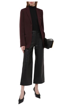 Женские кожаные туфли scrunch BALENCIAGA черного цвета по цене 62350 руб., арт. 636612/WA2M0 | Фото 2 Женские кожаные туфли scrunch BALENCIAGA черного цвета, арт. 636612/WA2M0 | Фото 2 (Каблук высота: Высокий; Подошва: Плоская; Материал внутренний: Натуральная кожа; Каблук тип: Шпилька)