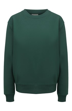 Женский хлопковый свитшот DRIES VAN NOTEN зеленого цвета по цене 23600 руб., арт. 211-11173-2629 | Фото 1 Женский хлопковый свитшот DRIES VAN NOTEN зеленого цвета, арт. 211-11173-2629 | Фото 1