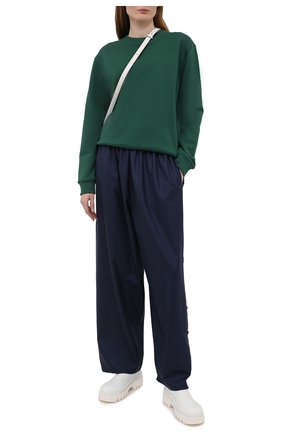 Женский хлопковый свитшот DRIES VAN NOTEN зеленого цвета по цене 23600 руб., арт. 211-11173-2629 | Фото 2 Женский хлопковый свитшот DRIES VAN NOTEN зеленого цвета, арт. 211-11173-2629 | Фото 2