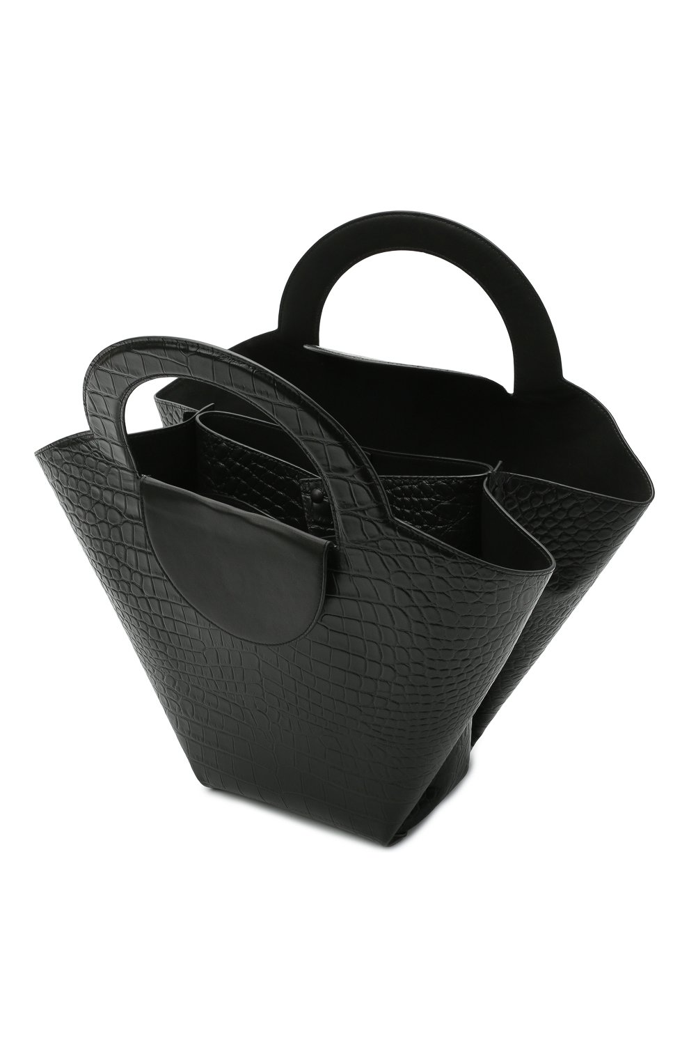 Женский сумка-тоут doll large BOTTEGA VENETA черного цвета по цене 336500 руб., арт. 658516/VA450 | Фото 4 Женский сумка-тоут doll large BOTTEGA VENETA черного цвета, арт. 658516/VA450 | Фото 4 (Сумки-технические: Сумки-шопперы; Ошибки технического описания: Нет ширины; Размер: medium, large; Материал: Натуральная кожа; Региональные ограничения белый список (Axapta Mercury): RU)