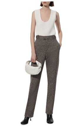 Женский топ BOTTEGA VENETA белого цвета по цене 83700 руб., арт. 656576/V0S90 | Фото 2 Женский топ BOTTEGA VENETA белого цвета, арт. 656576/V0S90 | Фото 2