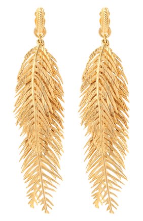 Женские клипсы SAINT LAURENT золотого цвета по цене 84200 руб., арт. 646665/Y1500 | Фото 1 Женские клипсы SAINT LAURENT золотого цвета, арт. 646665/Y1500 | Фото 1