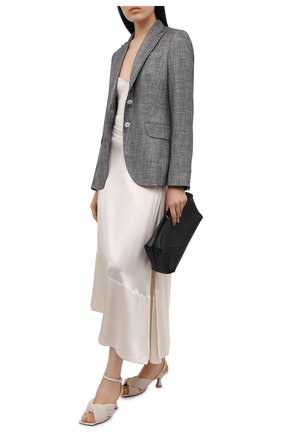 Женский жакет из вискозы KITON серого цвета по цене 299500 руб., арт. D46518K09T11 | Фото 2 Женский жакет из вискозы KITON серого цвета, арт. D46518K09T11 | Фото 2