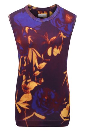 Женский хлопковый топ DRIES VAN NOTEN разноцветного цвета по цене 19950 руб., арт. 211-11127-2623 | Фото 1 Женский хлопковый топ DRIES VAN NOTEN разноцветного цвета, арт. 211-11127-2623 | Фото 1 (Длина (для топов): Стандартные; Материал внешний: Хлопок; Стили: Спорт-шик; Кросс-КТ: без рукавов; Рукава: Без рукавов)